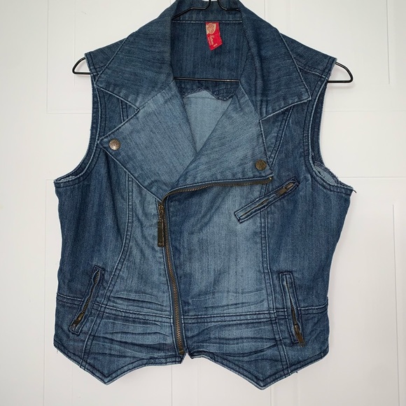 Jeans jacket sleeveless Apple bottom - Picture 8 of 16